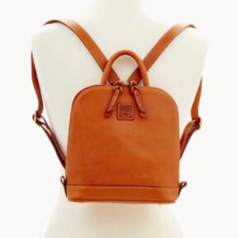 Dooney and Bourke Florentine leather small backpack.